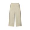 White Fashion Simple Versatile Comfortable Classic Straight Leg Knit Casual Pants Women Bottoms F11W533601F-GY