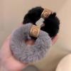 2/3PCS New Soft Plush Hair Rope Korean Thick High Elastic Bear Hairband Braiding Hair Accessories Ponytail Headwear Scrunchies