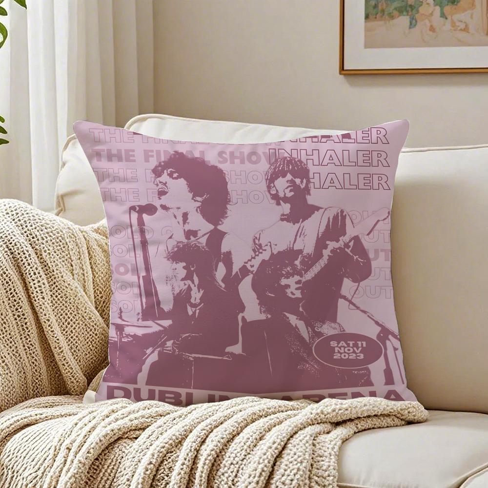 Music PostPunk IInhaler Cushion Cover Pillowcase Antidustmite living Room Sofa Decor Cushion Room