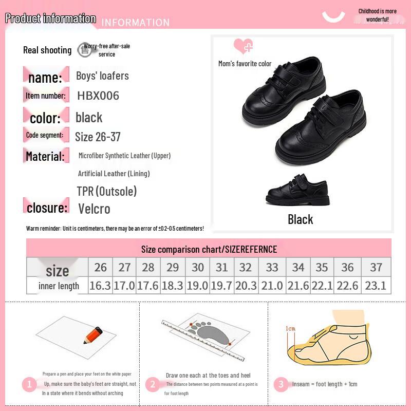 Jungen Lederschuhe im britischen Stil