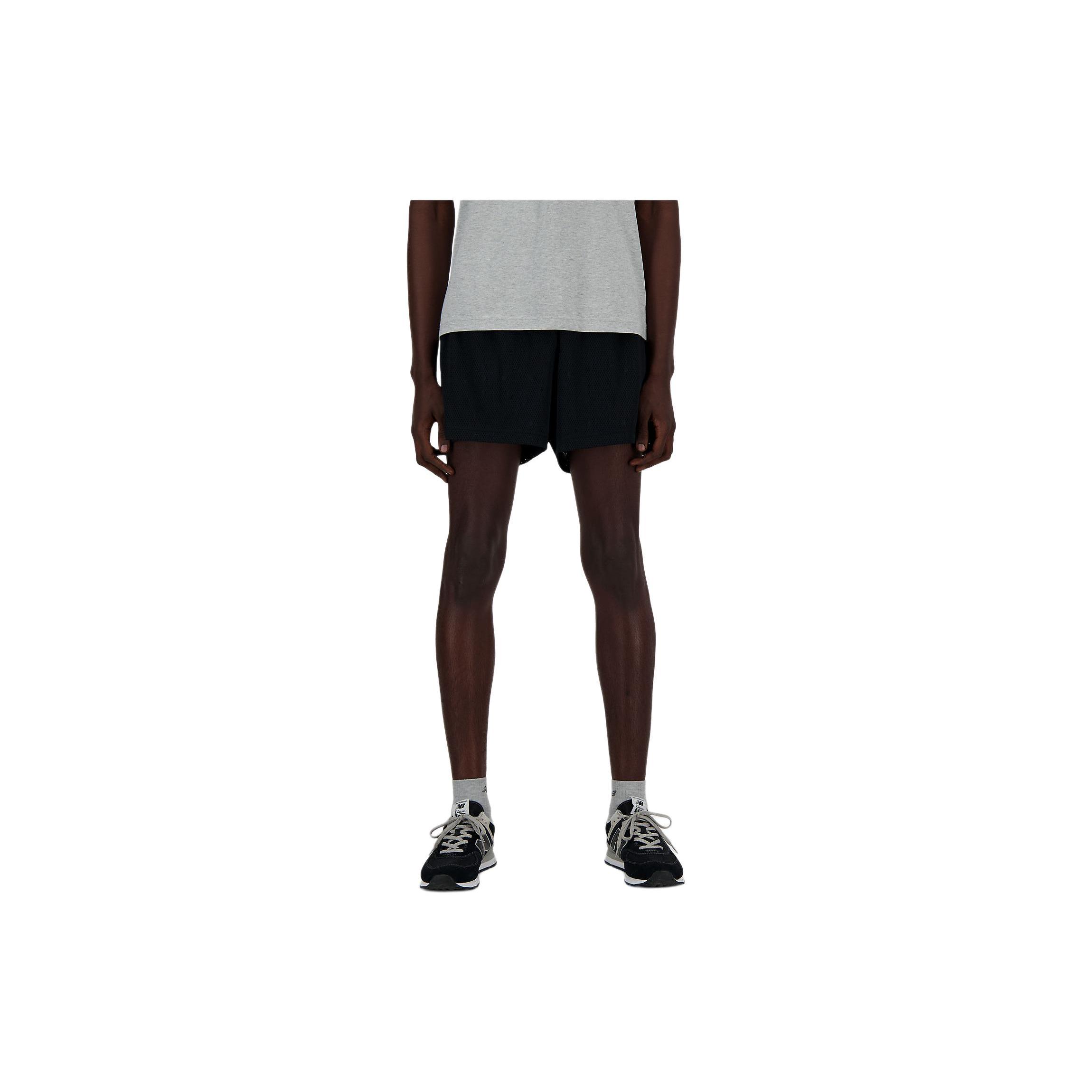 New Balance Sport Essentials Сетчатые шорты 5 Повседневные шорты Мужские Черные MS41514BK 2XL
