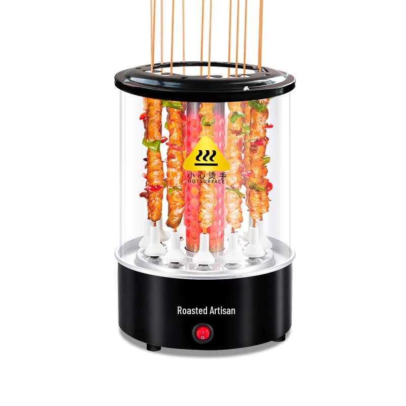 Elektrischer Koreanischer BBQ-Grill mit Rotierendem Spieß - Große Kapazität