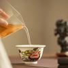 Jingdezhen Cultural Fukurokuju Teacup Boutique Painted Figure Master Cup Tasting Mug Tea Pair Meditation Cup Chinese Teaware