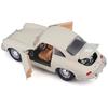 Bburago 1/24 Scale Porsche 356B Coupe 1961 White / Diecast Model Car, Finished Model, 18-22079 CM