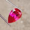 17.80 Ct Natural Pink Padparadscha Certified Gemstone Pear Cut Stone Z669