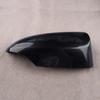 Car Right Side Wing Rearview Mirror Cover Cap ABS Fit For Toyota Yaris 2012- Glossy Black