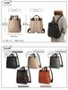 Compatible with A4 14 can also fit a Large Tote Shoulder Hand For commuting to work or Smart Sustainable leather LR1 [BLUE SINCERE] Women's Rucksack,