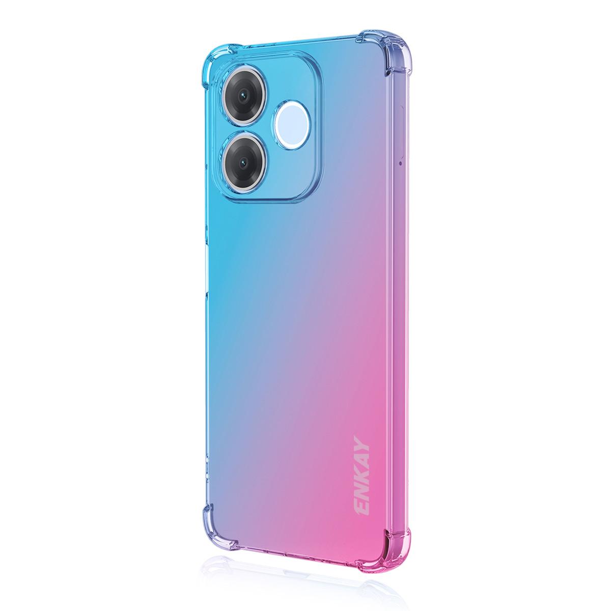 

Для Oppo A5 Pro 4G (Глобальний)/Oppo A5 Pro 5G (Глобальний) Чохол з ТПУ ENKAY Потовщений Чотирикутовий Протиударний Чохол для Телефону D