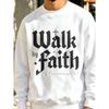 1pc Men'S Sweatshirt, Christian Streetwear, Religious Bible Verse Pullover, Casual Daily Wear, Gift for Believers, Plus Size