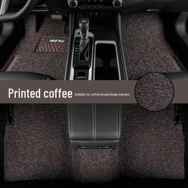 Anti-slip, Wear-resistant, Waterproof Coil Floor Mats for Xiaopeng MONAM03 2024-2025 Models - Durable and Car-specific.