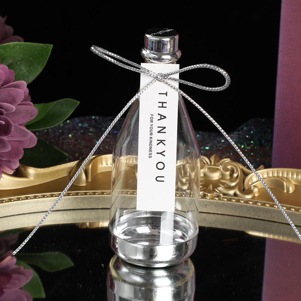Champagne Bottle Candy Container Wedding Bottle Mini Favor Container Decorative Candy Jar Suitable for Holiday Birthday Party
