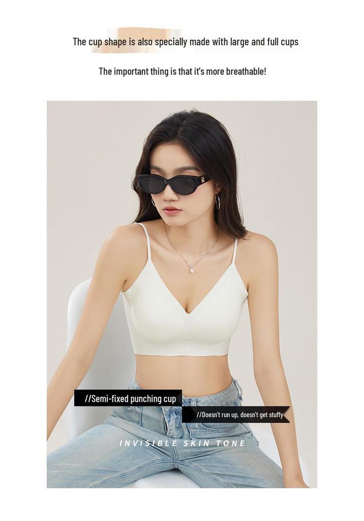 Back Beauty: Popular Invisible Backless Bra with Seamless, Crossable Thin Straps for Summer