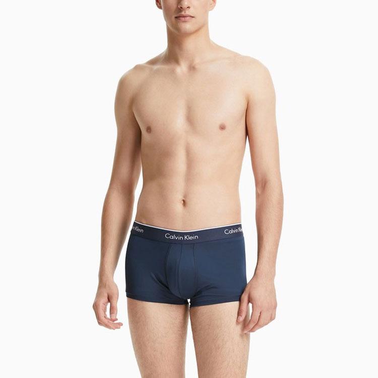 Calvin Klein Color Block Logo Woven Elastic Micro Stretch Boxer Briefs 3-Pack Men Underwear Multicolor NP2034O-UHZ