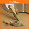 Chinese Style Textured Water Drill Flat Sandals With Jacquard Design For Adult Casual Wear