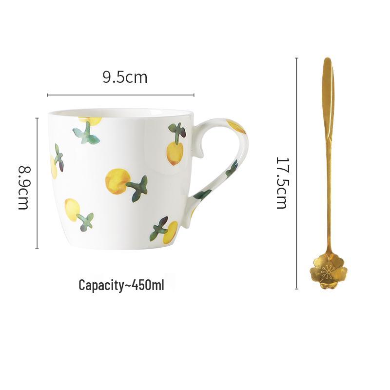 Creative Large Capacity Ceramic Coffee Mug for Couples
