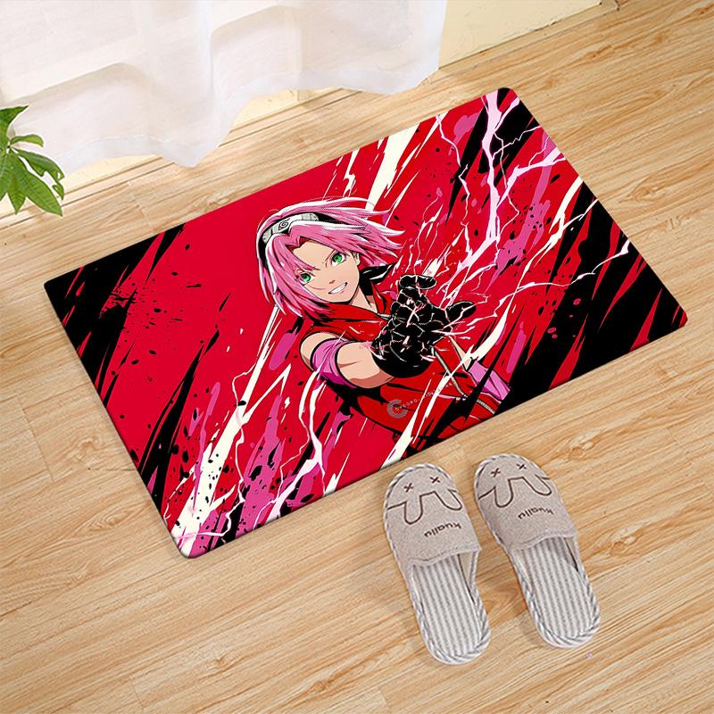 Naruto Donner Teppich für Wohnzimmer Schlafzimmer Zuhause Sofadekoration, Kinder Spiel rutschfeste Bodenmatte