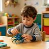 3D Printed Articulated Spider Model, Flexible Animal Figure with Movable Joints for Halloween Home Office Desktop Decor