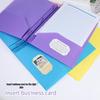 Multi-color Tadpole Clip Document Holder - Plastic Loose-leaf Folder with Classification Storage
