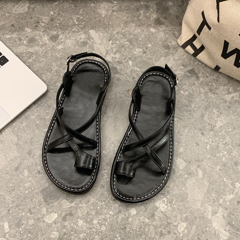Sandals fairy fairy wearing beach shoes summer new student cool flat-soled women's shoes