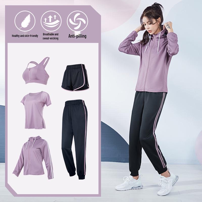 Plus Size Loose-Fit Yoga Set - Breathable, Quick-Dry Sportswear for Running and Fitness
