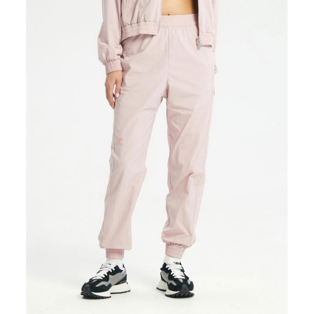

New Balance Nbntd3w802 Women Woven Stretch Jogger Pants Standard Fit Pink 25PINK/S070