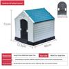 Xinding Rainproof & Windproof Outdoor Plastic Dog Kennel - Winter Dog House for Medium to Large Dogs