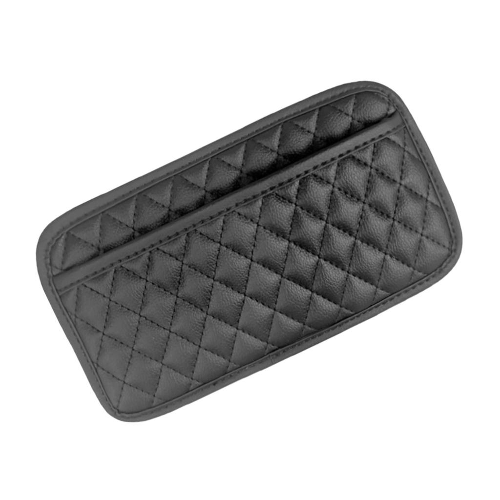 Leather Car Storage Pocket Universal Car Storage Bag for Keys Cards Small Stuff Seat Back Door Center Console Organizer