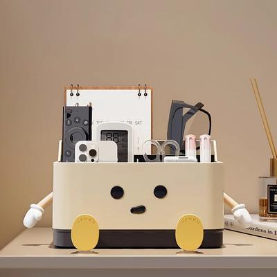 Desktop Storage Box Bedroom Bedside Multifunctional Sundries Organizer Remote Control Storage Box Creative Cartoon Tissue Box