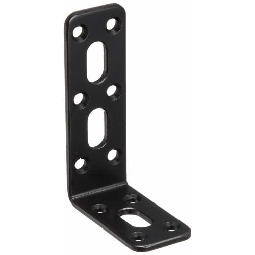 MYST Mounting Bracket (Cation Electrodeposition), Black, Width 25 x Length 49 x Length 75 x Thickness 3mm (6019), DIY Use