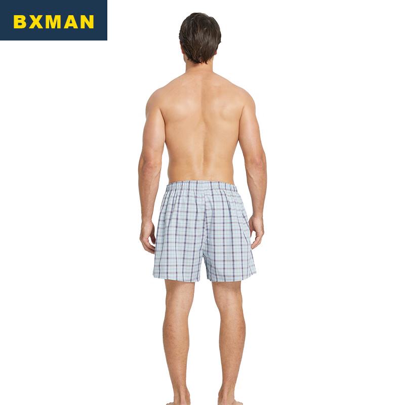 BXMAN Men's Plus Size Cotton Woven Boxer Briefs