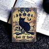 Book of Shadows Grimoire Journal Magic Cat Printed Witchcraft Supplies Witch Wiccan Notebook Handmade Deckle Paper Great Gifts