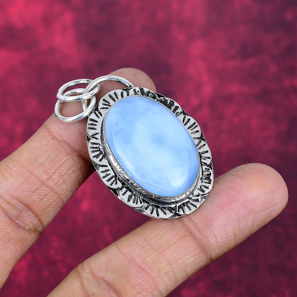 Owyhee Opal Anhänger, 925 Sterling Silber Schmuck, Edelstein Anhänger, Geschenk für Sie handgemachter zierlicher Schmuck