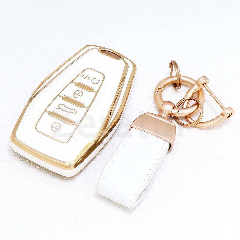 Tpu Car Key Case Cover Auto Shell Fob For Geely Coolray - Atlas Boyue Nl3 Emgrand X7 Ex7 Suv Gt Gc9 Borui