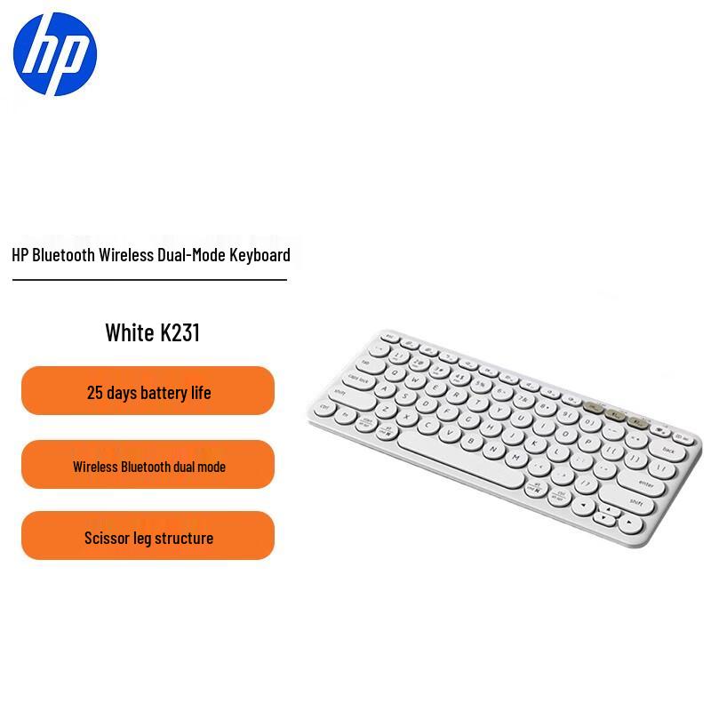 

HP K231 Wireless Bluetooth Dual Mode Keyboard