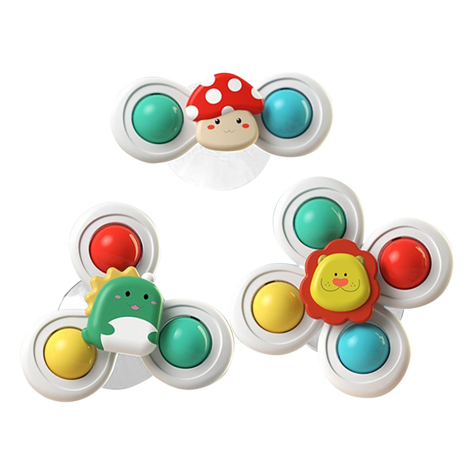 

Игрушка на присоске, 3 шт. Игрушка на присоске для малышей с присоской, настольная игрушка на присоске для малышей, сенсорная игрушка для малышей One Size