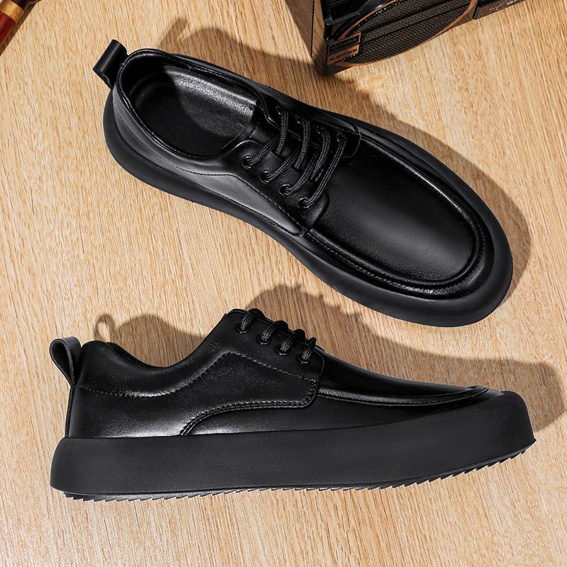 New Men's Casual Shoes Luxury Handmade Designer Lace up Dress Shoes Comfy Genuine Leather Business Shoes for Men Formal Footwear