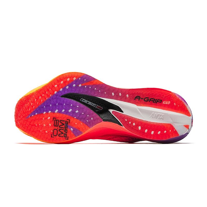 New Anta C202 6.0 PRO Anti-Slip And Wear-Resistant Breathable Low-Top Casual Running Shoes Women's Orange Red Purple 122445571-1
