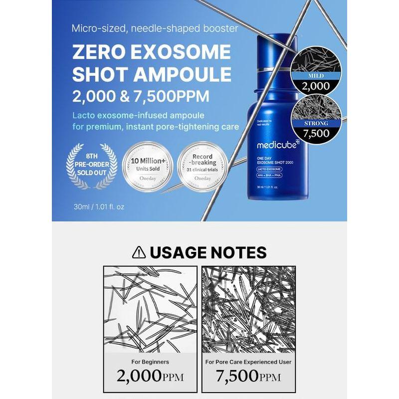 medicube - One Day Exosome Shot Pore Ampoule 2000