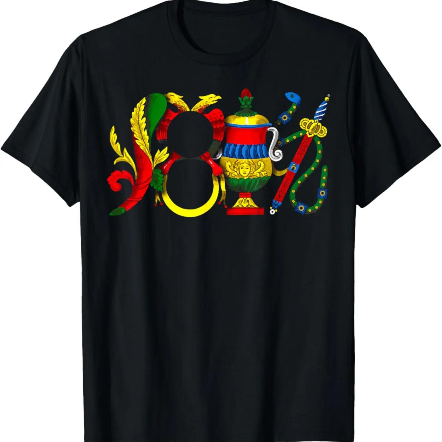 Italian Aces Briscola - Scopa Card T-Shirt,100% cotton S чёрный