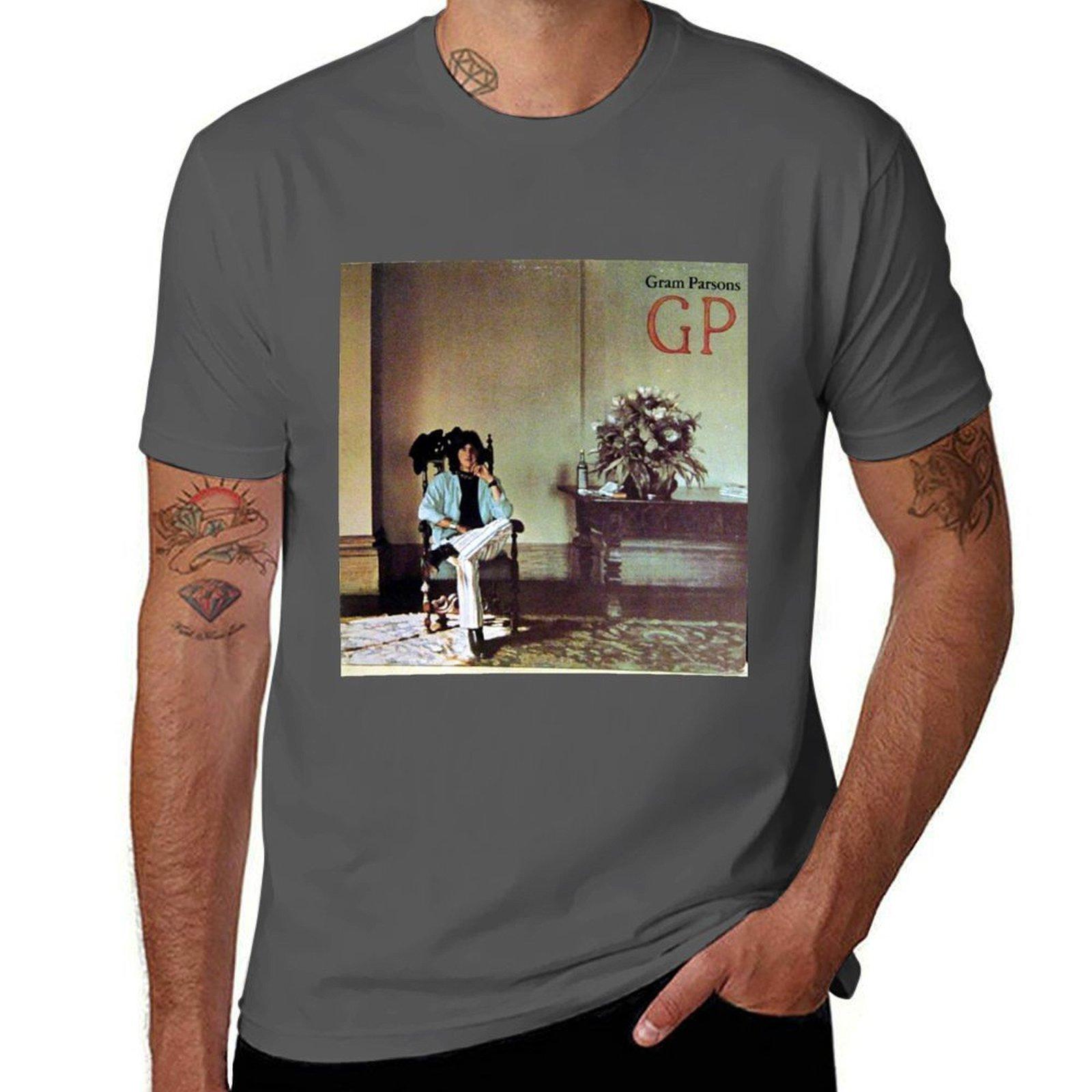 

Gram Parsons, Country, Rock, GP T-Shirt man t shirt cotton high quality t shirts designer T-Shirt 4XL