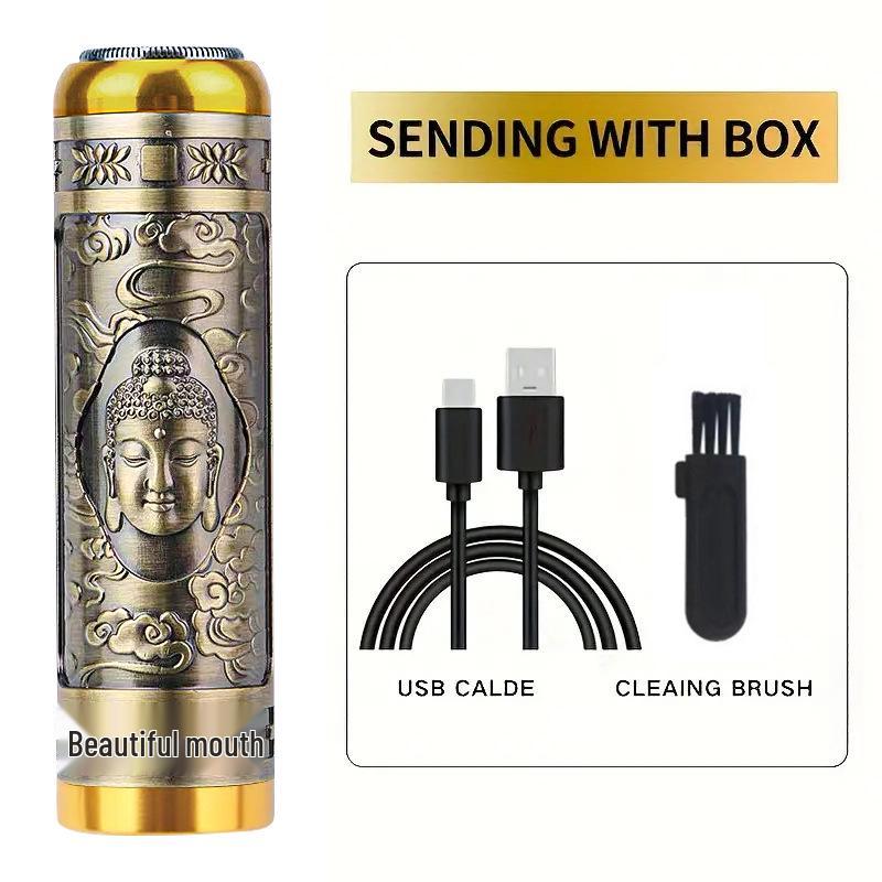 

Портативная мини-электробритва для путешествий для мужчин - Компактная стальная бритва с функцией зарядки