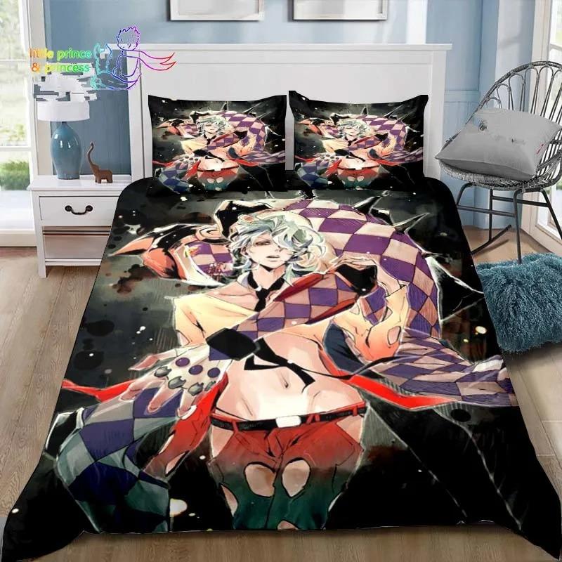 Jojolion Abenteuer Bequeme Bettdecke Bettbezug Kissenbezug Bettwäsche-Set Kinderzimmer Dekoration Heimtextilien