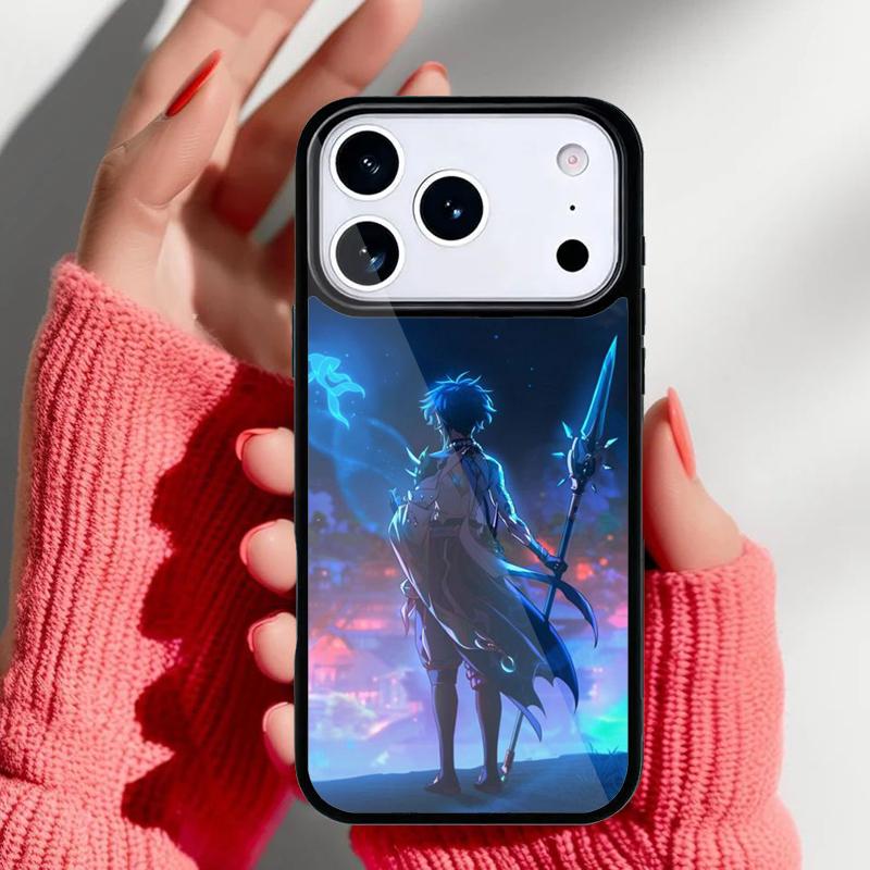 

Game Genshin Impact Cute Phone Case for iPhone 17 16 15 14 13 Pro Max Back Cover for 12 11 Pro Coque iPhone Air