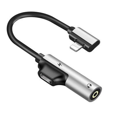 For Apple 3.5mm Earphone Adapter For Iphone X 8 7 Plus XS MAX XR Listening Charging Jack Connector AUX Splitter Cable