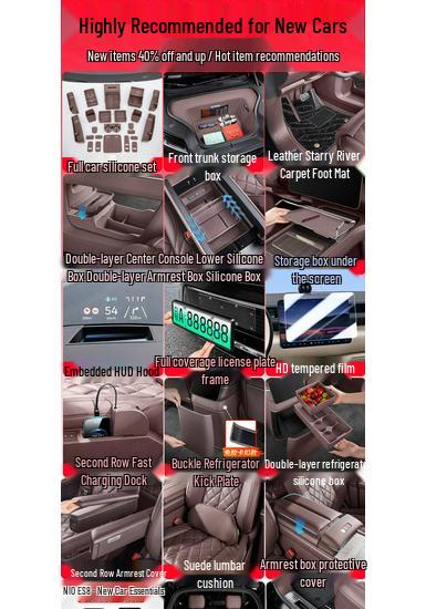 Compatible with 26 Models: Nio ES8 Third Generation Frunk Storage Mat Organizer - Car Interior Decor Accessory