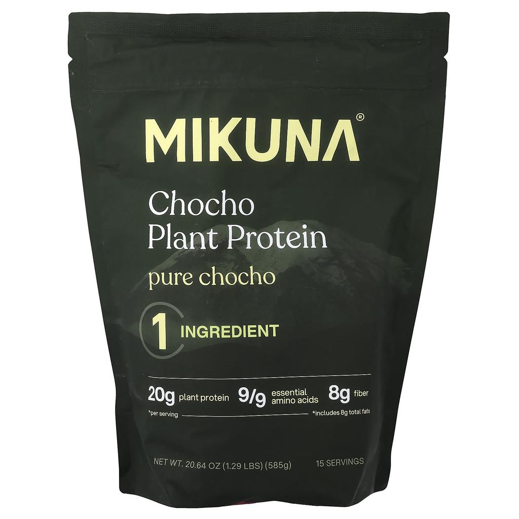 MIKUNA, Chocho Plant-Based Protein Powder, Pure Chocho, 1.29 lbs. (585g)