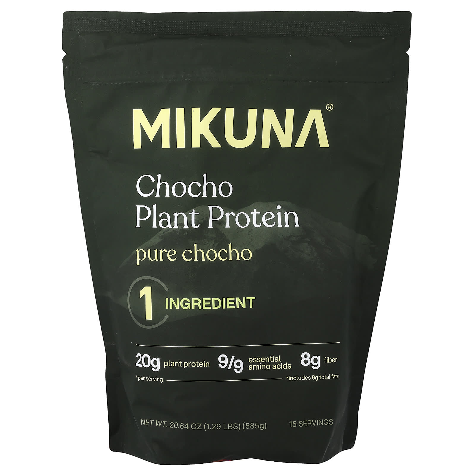 

MIKUNA, Chocho Plant-Based Protein Powder, Pure Chocho, 1.29 lbs. (585g)