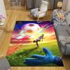 1pc Football Player Action Rug, Office Carpet Indoor Outdoor Entrance Doormat, Non-Slip Soft And Comfortable, Living Room. DT707080