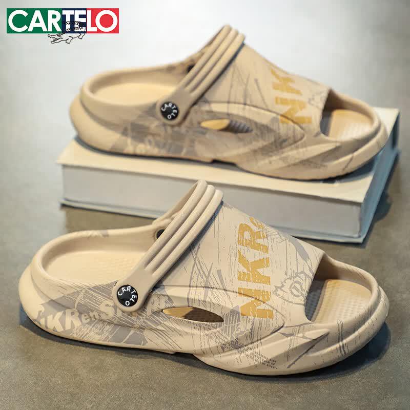 CARTELO Men s Two-Way Breathable Sport Beach Sandals 43