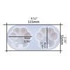 Practical Love for Cat Paw Light Bulb Silicone Molds Handmade BPA-free Easy To Release No Residue for Keychain Making Cr